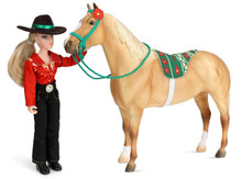 REEVES INTERNATIONAL INC. Breyer 2025 Holiday Trail Ride Pony Play Set 