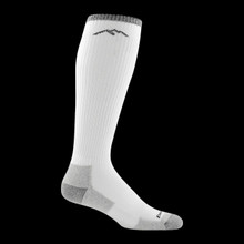 Darn Tough Men's White Westerner Over The Calf Work Socks