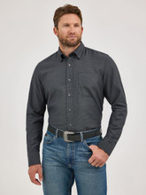 Wrangler Men's Black Shadow Cody Johnson Button Down Shirt