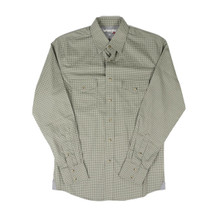 WRANGLER Wrangler Men's Green Patterned 20X Long Sleeve Shirt 