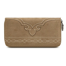 MONTANA WEST Montana West Women's Khaki Boot Stitch Wallet 