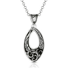 Montana Silversmiths Women's Silver Shadow & Shine American Made Necklace