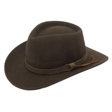 M&F Western Durango Brown Crushable Wool Hat