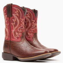 DURANGO BOOTS Durango Little Kid's Mahogany/Dynamite Red Shyloh Western Boots