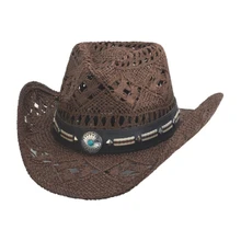 BULLHIDE HAT CO. INC Bullhide Brown Young Love Straw Hat 
