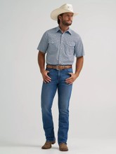 Wrangler Blue Roads Men's Advanced Comfort Western Snap Shirt