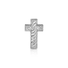 MONTANA SILVERSMITH Montana Silversmiths Light Engraved Cross Hat Pin In Silver 