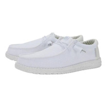 HEY DUDE Hey Dude Men's White Wally Sox Slip-On Shoe 
