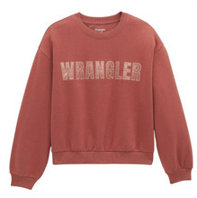 WRANGLER Wrangler Women's Canyon Withered Rose Crewneck Pullover 