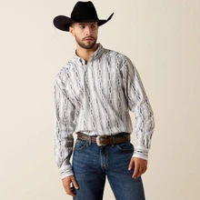 ARIAT Ariat Everything Classic Fit Men's Shirt - White Southwest 