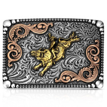 MONTANA SILVERSMITH Montana Silversmiths Multicolor Relentless Ride Buckle 