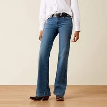 Ariat Women's Perfect Rise Revel Vilma Ultrastretch Trouser Jeans - Sky Valley