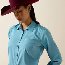 ARIAT Ariat Adriatic Blue Women's Kirby Pro Shirt 