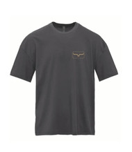 Kimes Ranch Men's Camo Crest Graphic Tee - Graphite Black
