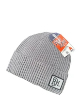 Red Dirt Classic Rib Knit Beanie Cap - Heather Gray