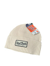 Red Dirt Classic Rib Knit Beanie Cap In Cream