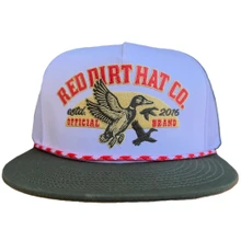 Red Dirt Olive & White Fowl Play Trucker Cap
