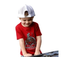 CINCH Cinch Toddler Boy's Burgundy Logo Graphic T-Shirt 