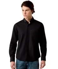 Ariat Men's Malcom Modern Slim Fit Black Shirt