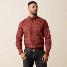 ARIAT Men's Ariat Laine Classic Fit Shirt - Desert Sand Medallion Print 