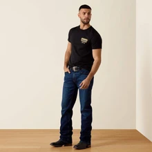 ARIAT Ariat Black Frontier Crafted T-Shirt For Men 