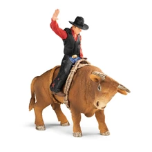 Schleich Cowboy with Bull Kid's Rodeo Playset