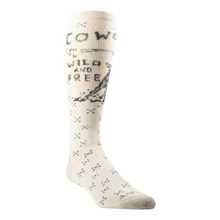 ARIAT Ariat Women's Cream Cowgirl Wild & Free Over The Calf Socks 