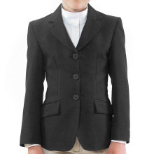 RJ CLASSICS RJ Classics Kid's Black Herringbone Hampton Show Coat RJ CLASSICS RJ Classics Kid's Black Herringbone Hampton Show Coat