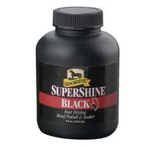 HOLT ABSORB SUPERSHINE HOOF POLISH & SEALER BLACK 8OZ  YNG428989 