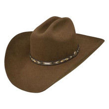 STETSON HATS Stetson Men's KB Oak Whitmore 4X Buffalo Felt Hat STETSON HATS Stetson Men's KB Oak Whitmore 4X Buffalo Felt Hat