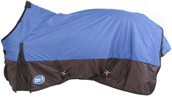 TOUGH 1 Tough-1 Blue 600D Waterproof Poly Turnout Blanket 