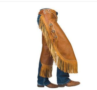 WEAVER Weaver Pull Up Fashion Chinks Floral Yoke Set Western Chaps 