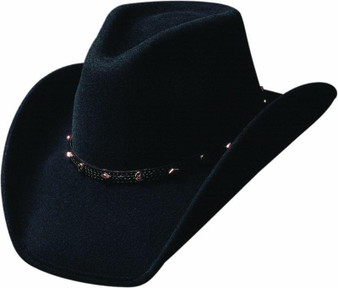 BULLHIDE Bullhide Men's Black Thunderbird Shapeable Wool Western Cowboy Hat 