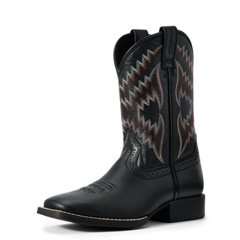 ARIAT Ariat Kid's Bear Black Tycoon Western Boot 