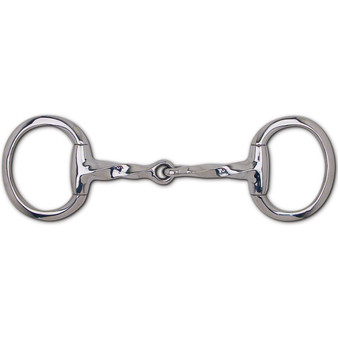 TOKLAT Toklat Stainless Steel Eggbutt Slow Twist Snaffle Bit 