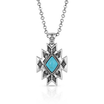 MONTANA SILVERSMITH Montana Silversmiths Turquoise Star Necklace NC5036 