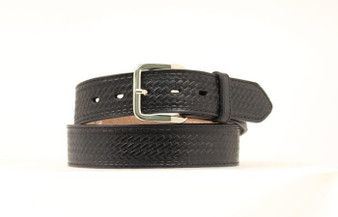 M & F Nocona Men's Black Basketweave Money Belt  