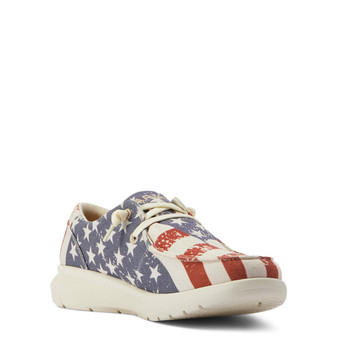 ARIAT Ariat Women's Distressed Flag Hilo Slip On Shoe  ARIAT Ariat Women's Distressed Flag Hilo Slip On Shoe