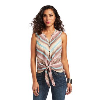 ARIAT Ariat Women's Serape Stripe Sleeveless Baja Tank 
