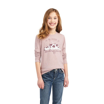 ARIAT Ariat Girl's Nostalgia Rose REAL Dreamin Mood Shirt 