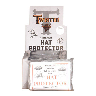 M & F Twister Clear Cowboy Hat Cover Rain Protector XL  M & F Twister Clear Cowboy Hat Cover Rain Protector XL