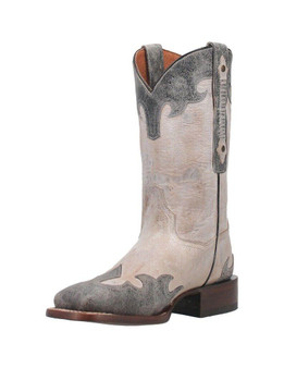 DAN POST Dan Post Women's Kinsel Overlay Bone Western Cowgirl Boots 