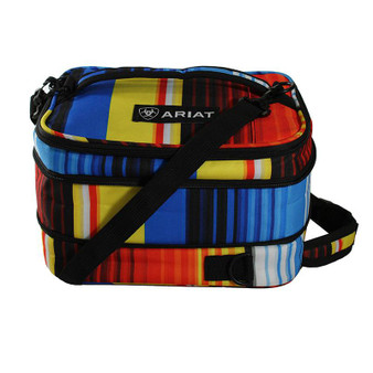 ARIAT Ariat Multicolor Serape Print Insulated Adjustable Strap Lunch Bag 
