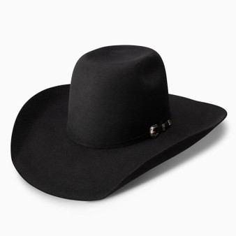 RESISTOL HATS Resistol Unisex Black 3X Pay Window Wool Cowboy Hat 
