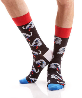 GIFTCRAFT Yo Sox Men's Early Bird Crew Socks  