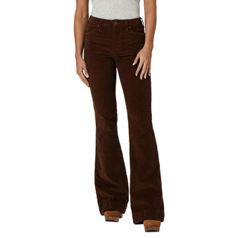 WRANGLER Wrangler Women's Brooke Brown Corduroy Trouser Jean 