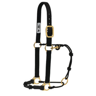WEAVER Weaver Leather Nylon Padded Adjustable Horseman's Halter 