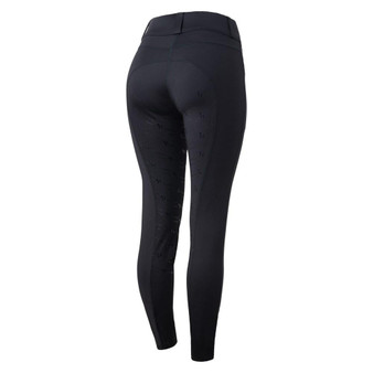 HORZE Nora Women's Full Seat Breeches Caviar Black 