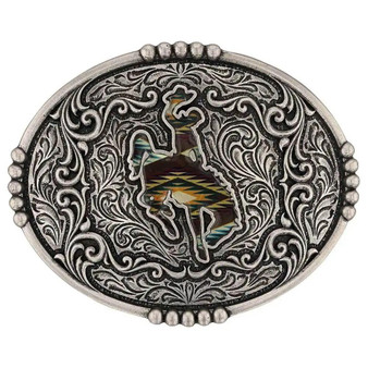 MONTANA SILVERSMITH Montana Silversmiths Men's Sunrise Bronc Attitude Buckle 