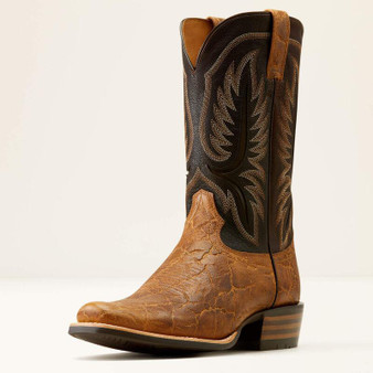 ARIAT Ariat Men's Smoked Tan/Aging Barrel Stadtler Cowboy Boot 